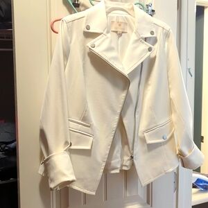 White blazer jacket